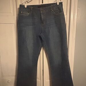 Calvin Klein Jeans Dark Blue Flare Women's Jeans